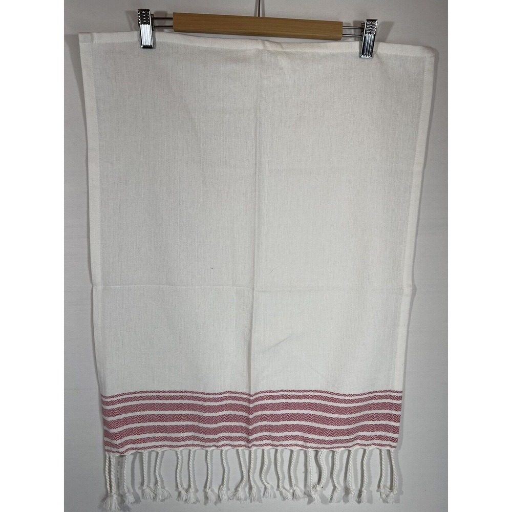 Simba Global Tea Towel Cotton Red White Kitchen‎ Cottagecore Farmhouse